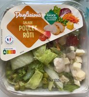 Salade poulet rôti