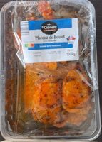 Plateau de poulet a la mexicaine