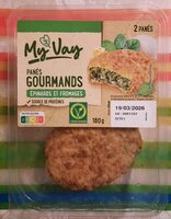 Panés gourmands épinards et fromages