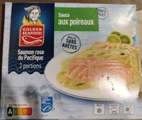 Saumon rose du Pacifique sauce aux Poireaux