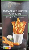 Torsades feuilletés pur beurre fromage de chèvre romarin