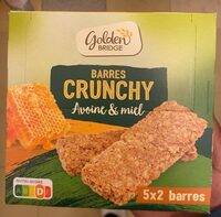 Barres CRUNCHY avoine & miel