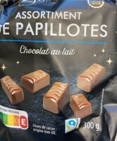 Assortiment de papillotes chocolat au lait