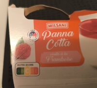 Panna coulis à la framboise