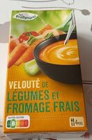 Velouté de légumes et fromage frais