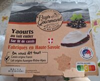 Yaourt cassis
