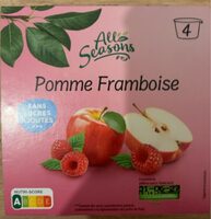 Compote pomme framboises sans sucres ajoutés