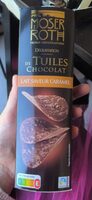 Tuiles de chocolat saveur lait caramel