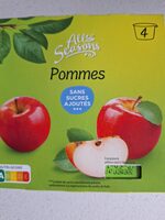 Pommes sans sucres ajoutés