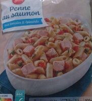 Penne au saumon aux tomates & epinards