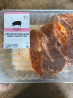 Côtes de porc échine tex mex