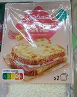 Croque-monsieur à gratiner