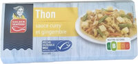 Thon sauce curry et gingembre
