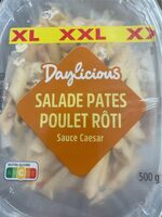 Salade de pates poulet roti sauce caesar