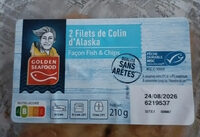 Filets de colin d'alaska façon fish & chips