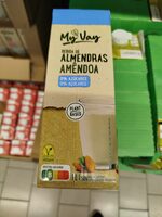 Bebida de almendra ecologica
