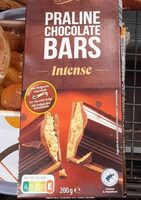 Praline chocolate bars intense
