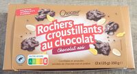 Rochers croustillants au chocolat noir