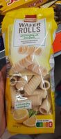 Wafer rolls lemon