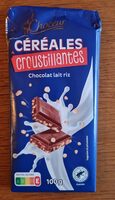 Chocolat lait riz