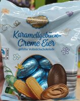 Karamellgebäck-Creme Eier gefüllte Vollmilchschokolade