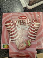 Spinner-ijs aardbei-vanille