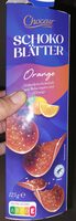 Schokoblätter - Orange