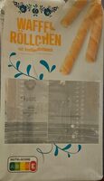 Waffelröllchen mit Vanillegeschmack