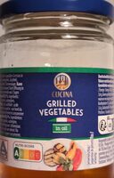 Grilled vegetables in oil
