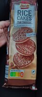 Rice cakes coated in milk chocolate