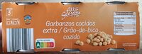 Grão-de-bico cozido