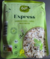 ALDI BIO REIS Express  Langkorn und Wildreis 250g 1.49€ 1kg 5.96€