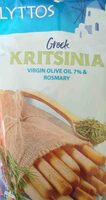 Gressins à huile d'olive vierge et romarin