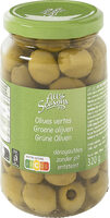 Olives vertes dénoyautées