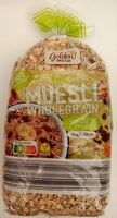 Muesli de cereais integrais com frutas