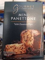 Mini panettone with chocolate chips