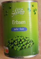 Erbsen sehr fein