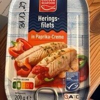 Heringsfilets in Paprika-Creme