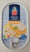 Filetes de arenque molho de caril e ananás