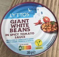 Giant white beans in spicy tomato sauce