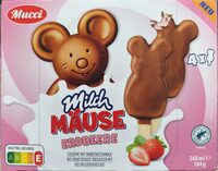 Milch Mäuse Erdbeere