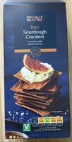 Rye Sourdough Crackers