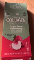 Prebiotic Collagen Drink Mix Sticks White Peach & Strawberry