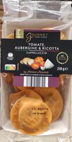 Tomate Aubergine & Ricotta Cappellaccio