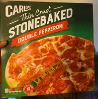 Carlos Thin Stone baked - Double Pepperoni