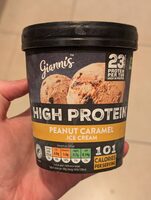 High Protein Peanut Caramel Ice Cream