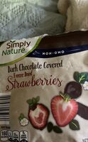 Dk choc freeze dried strawberries
