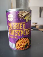 Curried chickpeas yellow style