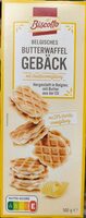 Belgische Butterwaffel Gebäck Vanillecremefüllung