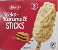 Keks-Karamell Sticks